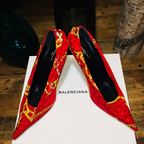 NWT Balenciaga Jewel-Print Jersey Pump🔥SALE🔥 - Picture 7 of 8